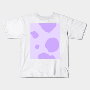 Cow Spots in Purple Kids T-Shirt